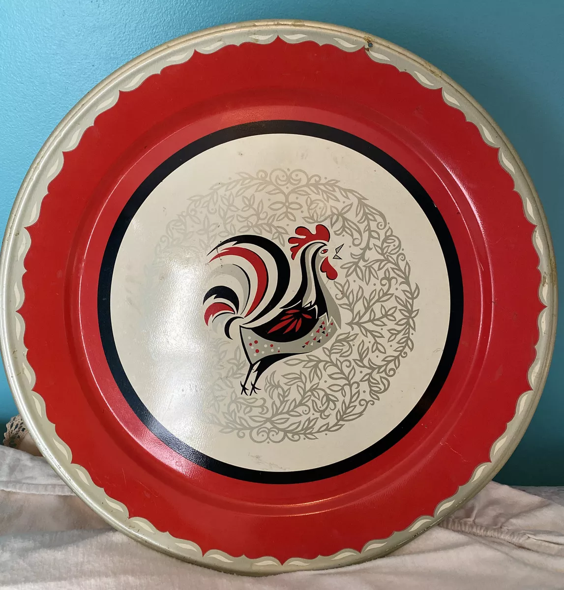 Rooster clearance serving platter