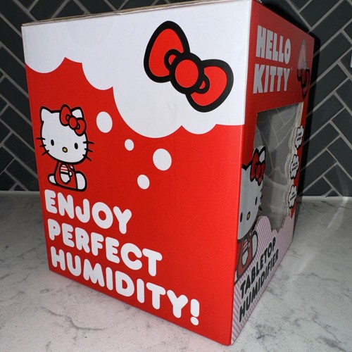 HELLO KITTY Red White Tabletop Humidifier New In Box- 2 Mist Modes - Picture 2 of 8