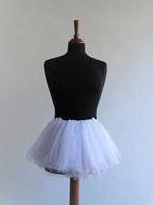 Underskirt for children tulle tutu white ballet skirt skirts carnival Mardi Gras tutu