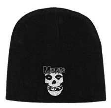 Misfits Fiend Skull Embroidered Knit Beanie