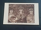 1930 MAP Ravenna Italy Mosaic of Saint-Vital unwritten