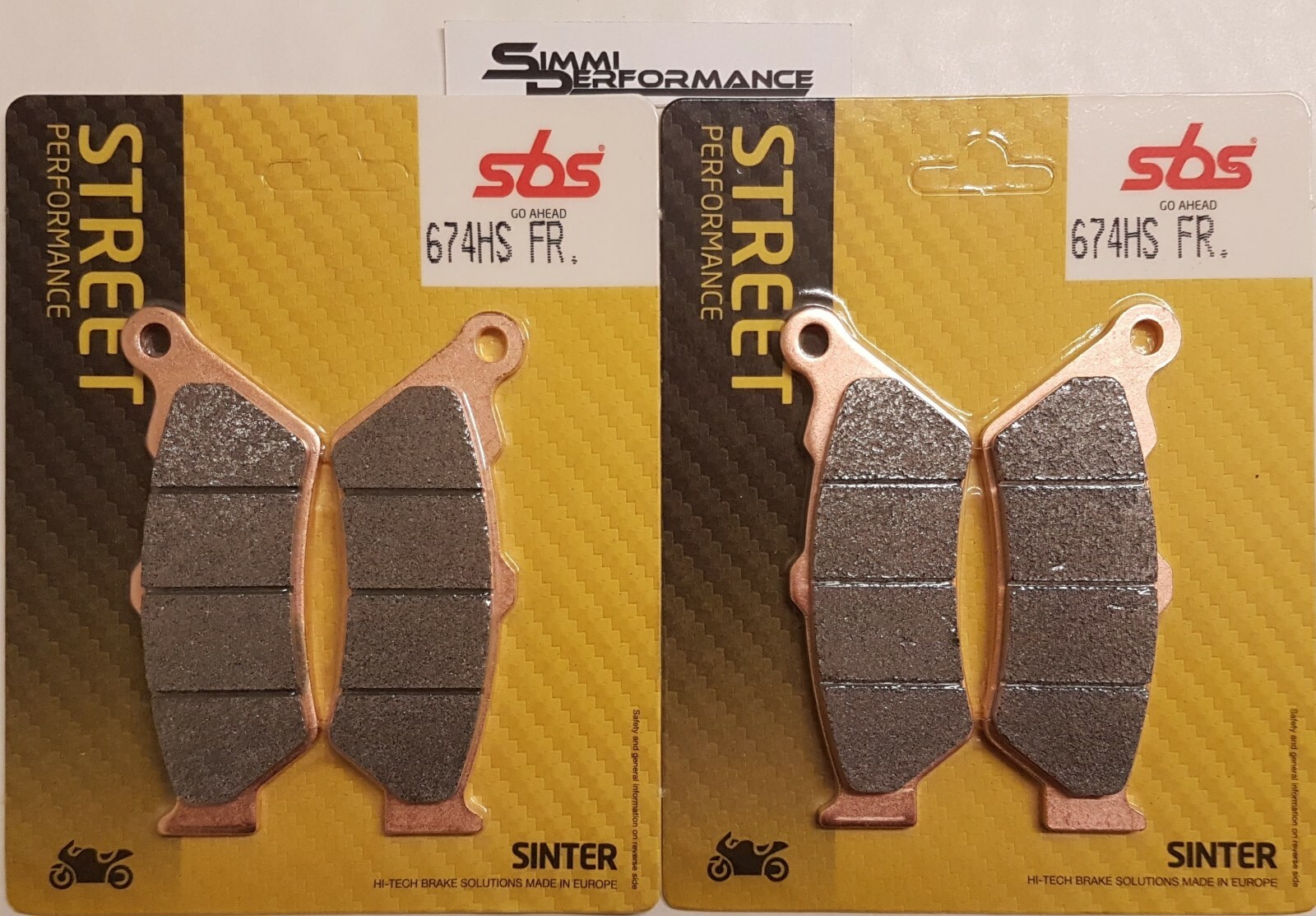 Brake Pads for CF MOTO TK 650 2013-2014 Front Street SBS - Image 43
