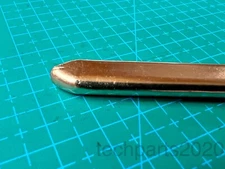 ATS Flat Sintered Copper Heat Pipe for Heatsinks, 200mm Long x 10.1 x 5mm Thick