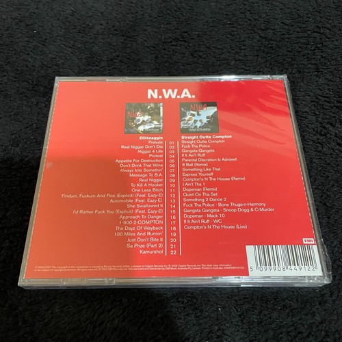 N.W.A. – Efil4zaggin / Straight Outta Compton 2xCD Reissue Sealed - Picture 2 of 2