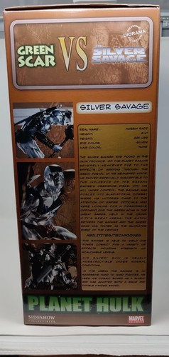 Hulk vs. Silver Surfer Edición Exclusiva Sideshow 692/900 - Imagen 3 de 10
