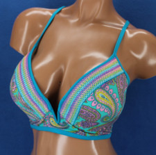 Shade Shore Underwire Lined Bikini Top Size 34D H7120