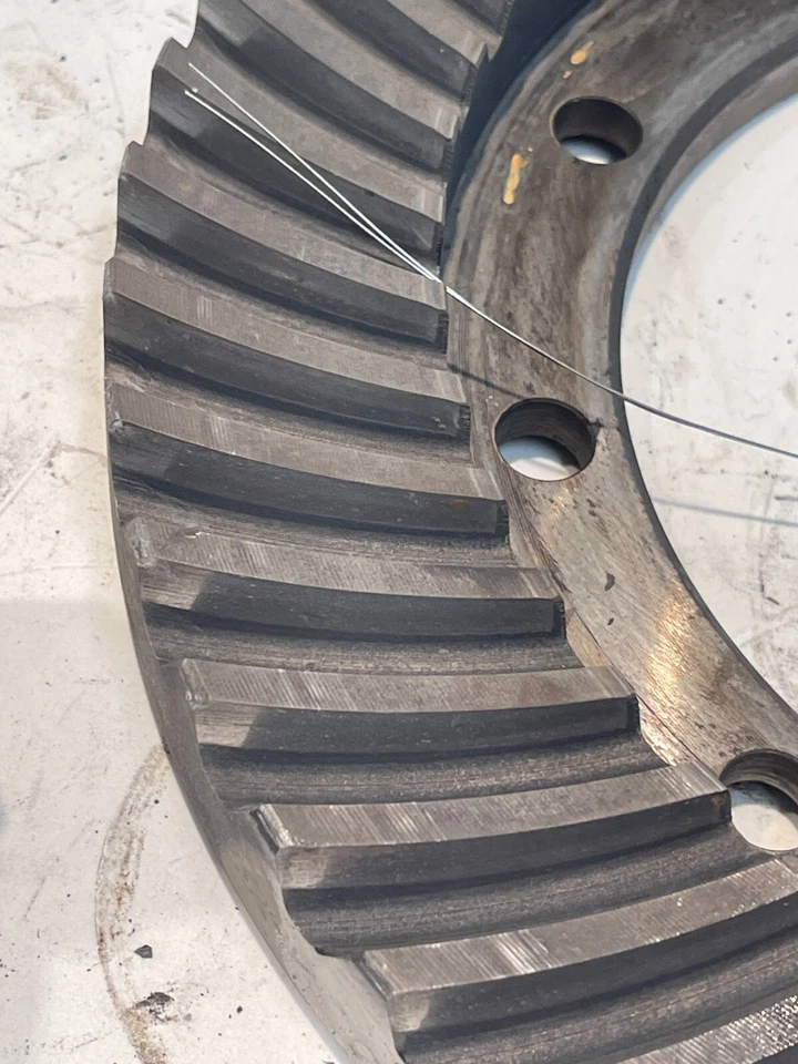 1966 Oliver 1550 Tractor Rearend Ring & Pinion Gear Set 158250A 160258A - Image 4 of 4