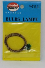 MODEL POWER #393 - LIGHT BULBS - 3.5V - GREEN...