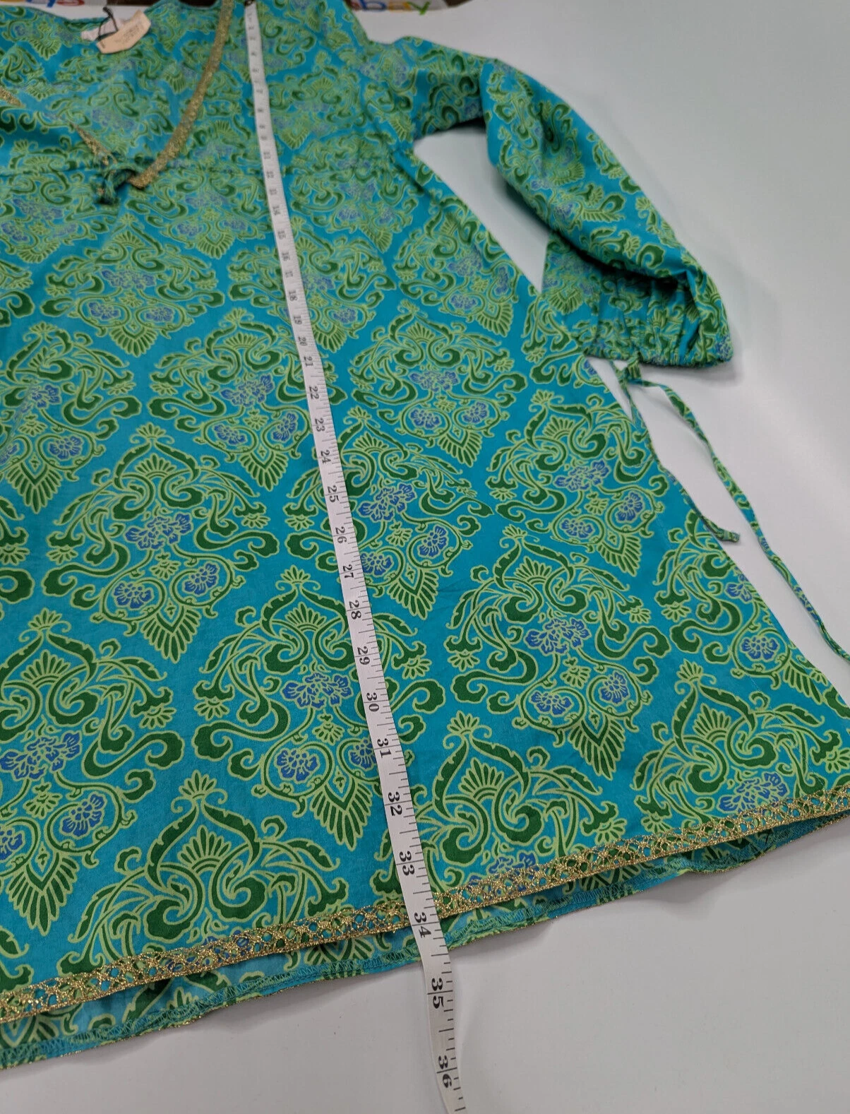 UNDERCOVER Victoria's Secret Mini Abito Donna Tg M L Copricostume Boho Estivo Spiaggia Tropicale