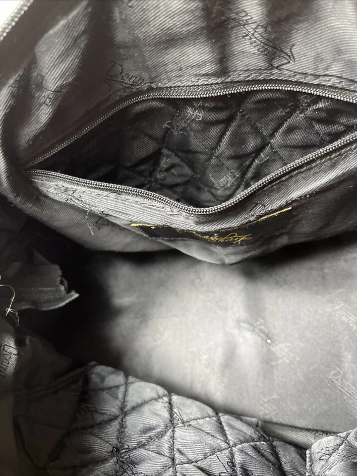 Bolso de mano Donna Sharp acolchado estilo descontinuado y tela usado en excelente estado Foto 4 de 4