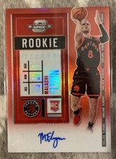 2020 Contenders Optic Malachi Flynn Rookie On Card Auto Red /149 RC