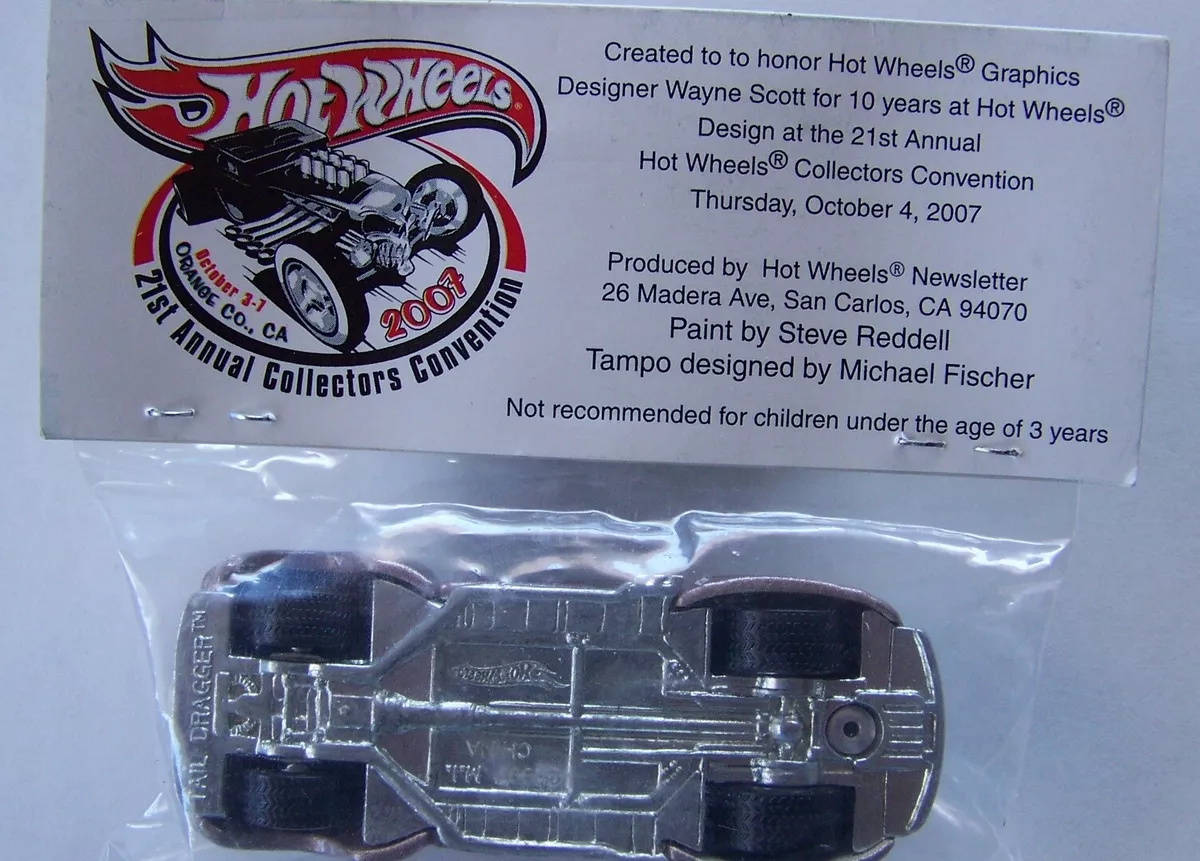 Hot Wheels 21st Annual Collectors Convention Tail Dragger Real Riders  Choice Lot