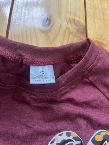 Sparkle In Pink Fall Vibes Maroon Long Sleeve Tee - Picture 3 of 8