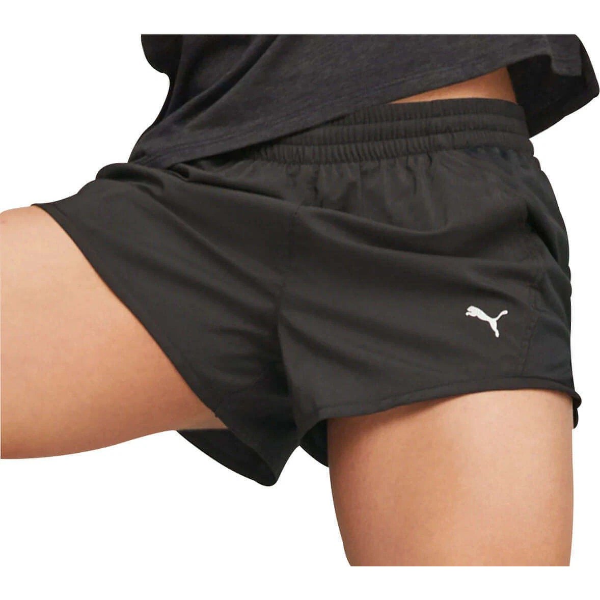 Black puma cheap shorts