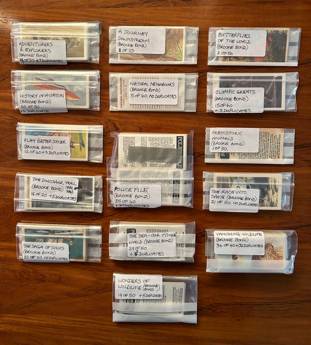 Collection of 347 original vintage Tea Cards from 15 different series |  eBay UK