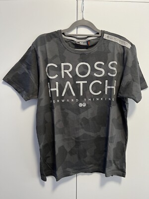 Crosshatch Shirt grau Gr. L