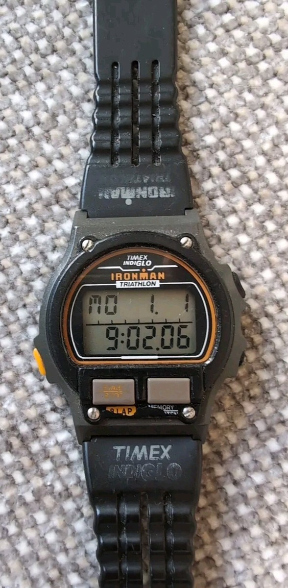 TINEX アイアンマン 8LAP メンズBLK/ORANGE 復刻版 TIMEX タイメックス IRONMAN 8 LAP アイアンマン 8ラップ 復刻