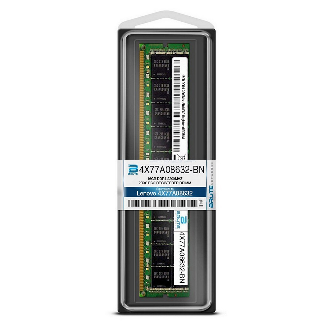 4X77A08632 - Lenovo Compatible 16GB DDR4-3200Mhz 2Rx8 ECC