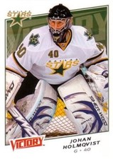 #130 Johan Holmqvist - Dallas Stars - 2008-09 Upper Deck Victory Hockey