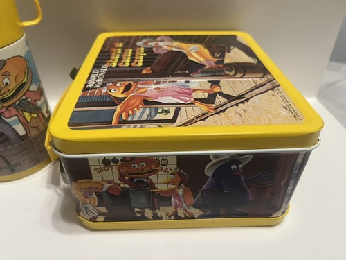 1982 Ronald McDonald Sheriff Of Cactus Canyon Metal Lunch Box Thermos New 344 - Picture 6 of 8