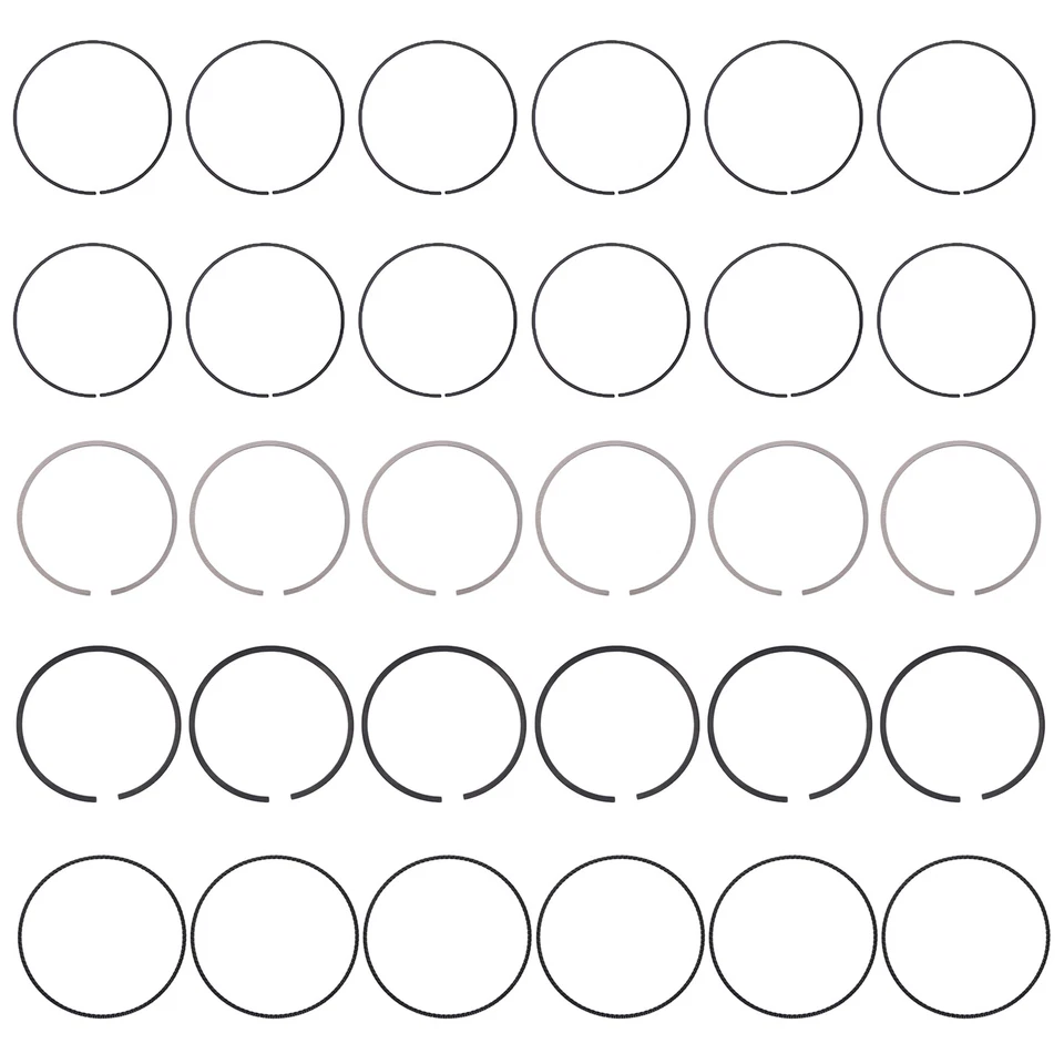 全新活塞环套装 13011Rkge02 适合 2010-2014 讴歌 Mdx Zdx Tl Rl V6 3.7L — 第 4/4 张图片