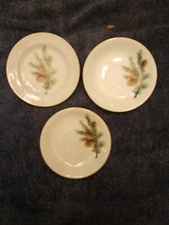 Three Vintage Grantercrest Tea Saucer 4 1/2 inch 
