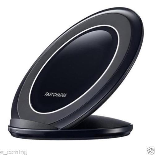 Qi Wireless Fast Charger Charging Stand Dock Pad For Samsung Galaxy S6 S7 Edge