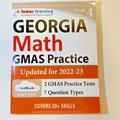 Georgia Milestones Assessment System Test Prep: 4th Grade Math Practice Workbook