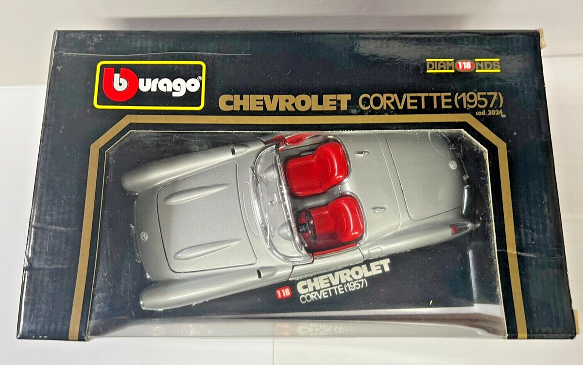 Chevrolet Corvette Miniature 1/18 - Burago, Code 3024, état Occasion