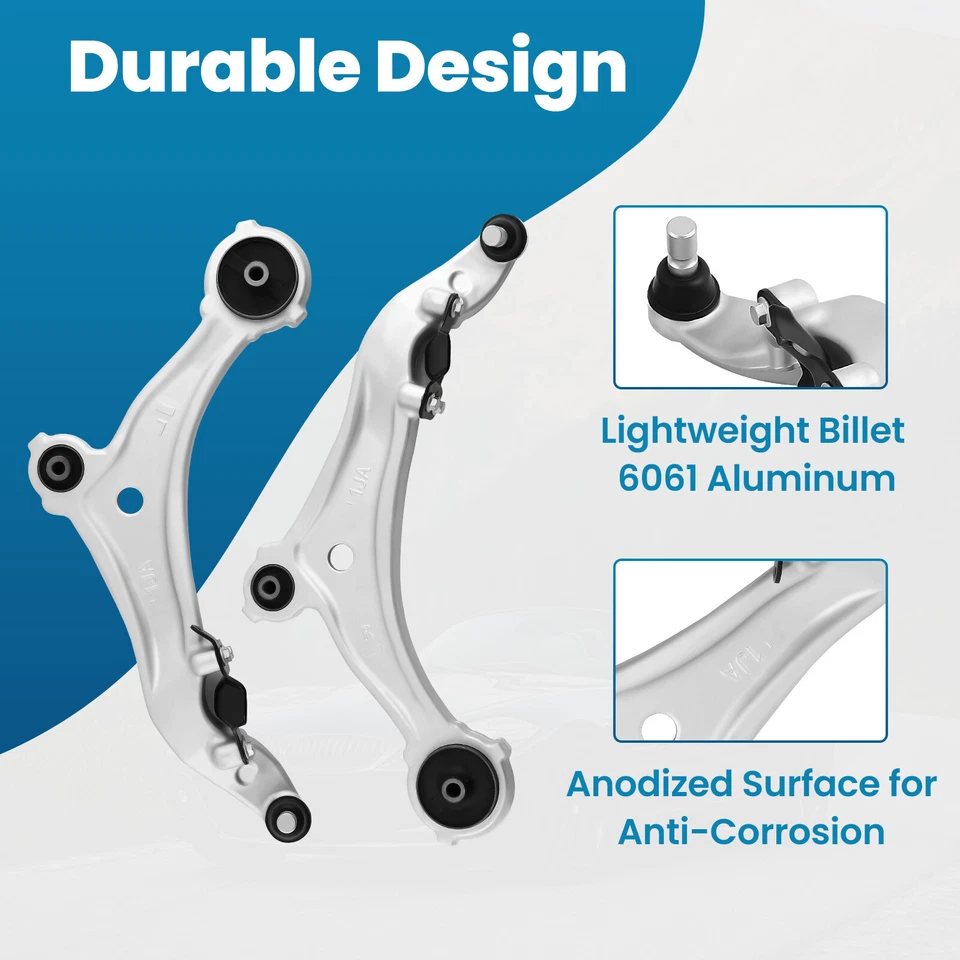 Conjunto de brazo de control inferior delantero y rótula diestro y derecho para Nissan Quest 2011-2017 Foto 2 de 4