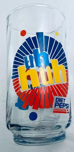 Vintage Diet Pepsi "You Got The Right One Baby! Uh Huh" Ray Charles Glass NICE - Picture 3 of 6