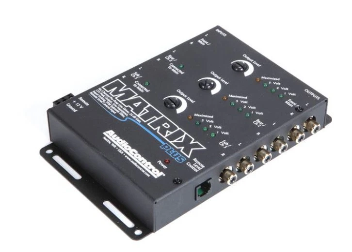 Control de audio controlador de línea de ganancia AudioControl Matrix Plus 6 canales 13 voltios 24 dB Foto 3 de 3