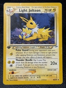 first edition jolteon pokemon card Top 15 English & Japanese cards Check my website to find graded cards for sale. #pokemon #pokemoncards #pokemoncardsseller #pokemoncardssale [Electric] Jolteon - 169 (Cosmos Holo)