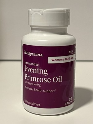 Walgreens Standardized Evening Primrose Oil - 90 Softgels EXP 06/27