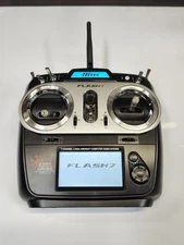 Hi-Tec Flash 7 2.4GHz Aircraft Radio 7 Channel Works Great! Excellent Deal!