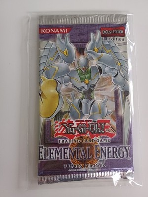 Yugioh Elemental Energy English 1.Edition Booster orginalverpackt