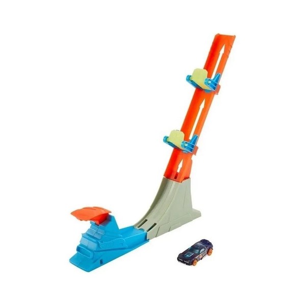 Mattel Hot Wheels - Action - Vertical Power Launch Track Set - Figur & Fahrzeug-image