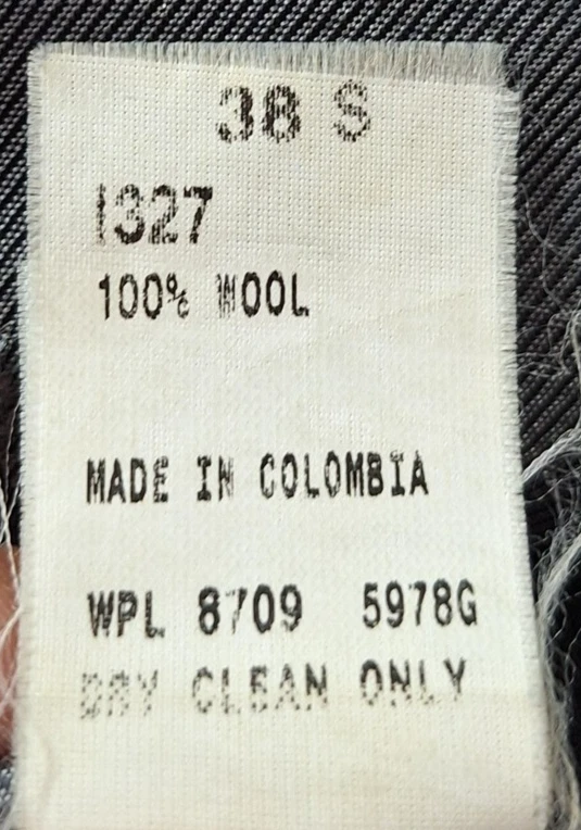 Blazer Oscar de la Renta Hombre 38S Negro 100% Lana Dorado Dos Botones Abrigo Deportivo Foto 4 de 4