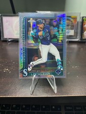 2025 Topps Chrome Prizm Refractor Tyler Locklear Rookie (RC) #41 Mariners