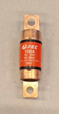 Hochspannungs Sicherung PEC 100A DC450V BC2000A