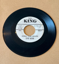 LATTIE MOORE HONKY TONK HEAVEN/LONESOME MAN BLUES KING 45 5762