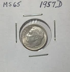 1957-D Roosevelt Dime BU