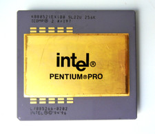 Intel Pentium Pro 180 MHZ KB80521EX180 256K SL22U CPU Pent Pro   Rare Vintage