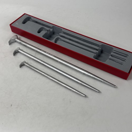 Teng TTXPB3 3 Pezzi Acciaio Rotolo Testa Tacco Pry Demolizione Leva Barra Set 12",16", 20" - Foto 13 di 24