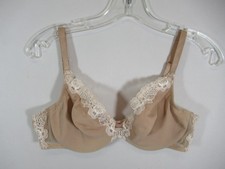 Wacoal Undercover Elegance Unlined Bra 38C Beige Underwire Lace 65119
