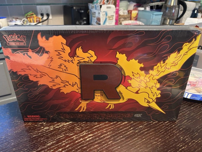 Pokemon TCG Team Rocket's Moltres EX Ultra Premium Collection New Sealed