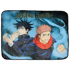 Jujutsu Kaisen Anime Yuji Itadori And Megumi Fushiguro Soft Plush Throw Blanket