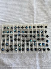 Swarovski Jet AB Faceted Round Crystal Beads. New Stock, 6mm. 9 Doz.