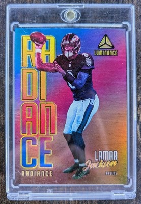 Lamar Jackson 2021 Panini Luminance Radiance Case Hit SSP Baltimore Ravens