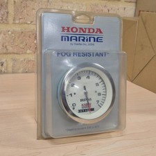 NEW Honda Marine Teleflex Tachometer / Hour Meter Gauge (White) 66199FE